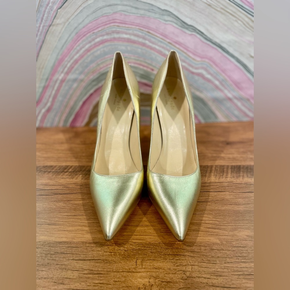 Kate Spade Gold Pumps